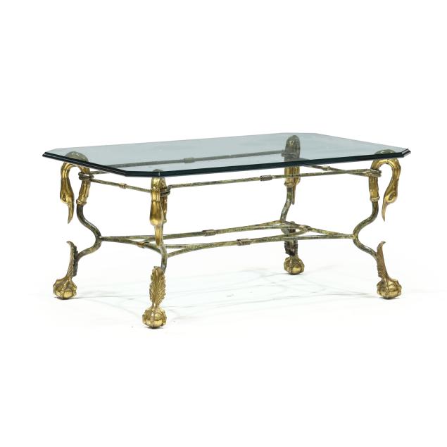 manner-of-mason-jansen-brass-and-glass-coffee-table