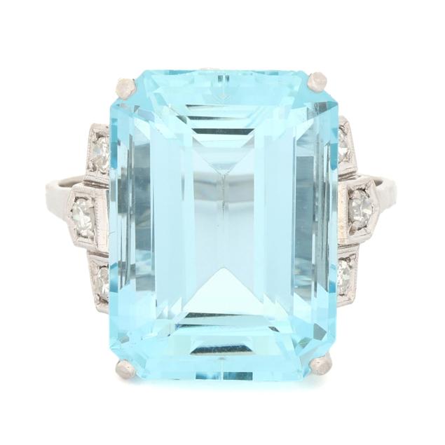 vintage-platinum-aquamarine-and-diamond-ring