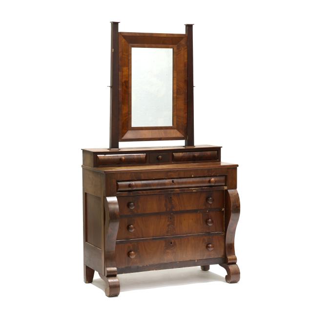 american-classical-mahogany-chest-with-mirror
