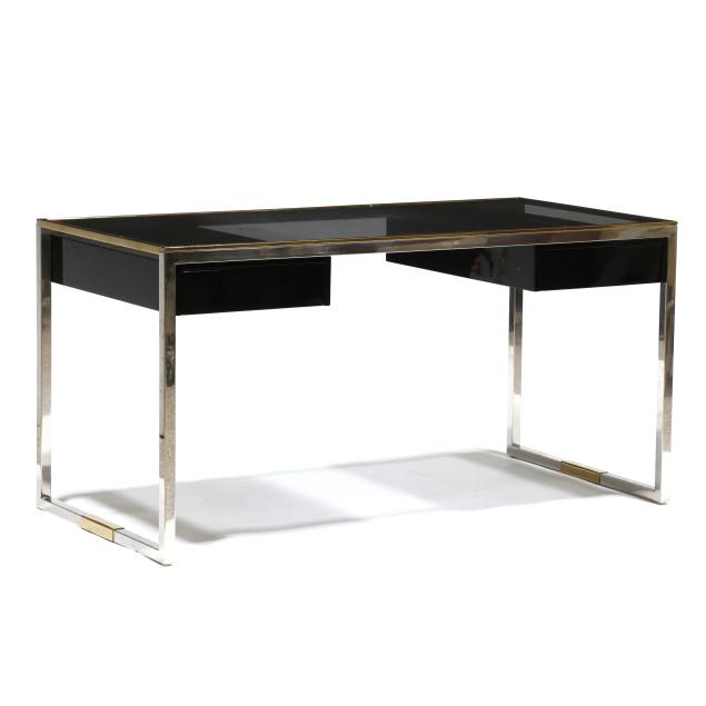 modern-history-modernist-chrome-brass-and-glass-desk