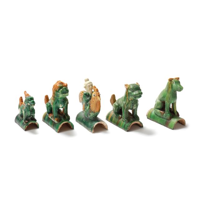 five-chinese-glazed-roof-tiles