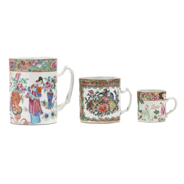 three-chinese-porcelain-famille-rose-tankards