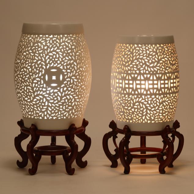 a-matched-pair-of-reticulated-white-ceramic-garden-stool-lamps