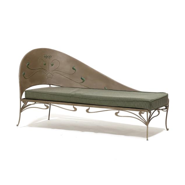 french-art-nouveau-style-painted-metal-chaise-lounge
