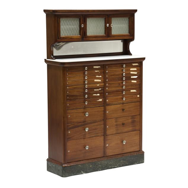 antique-mahogany-dental-cabinet