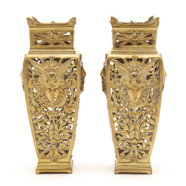 a-pair-of-french-reticulated-brass-vase-garnitures