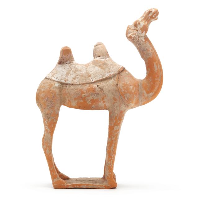 a-large-chinese-earthenware-camel-tomb-figure