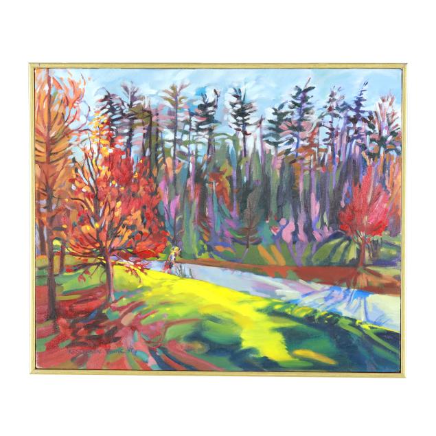 kim-kesterson-trone-nc-autumn-landscape-with-figure