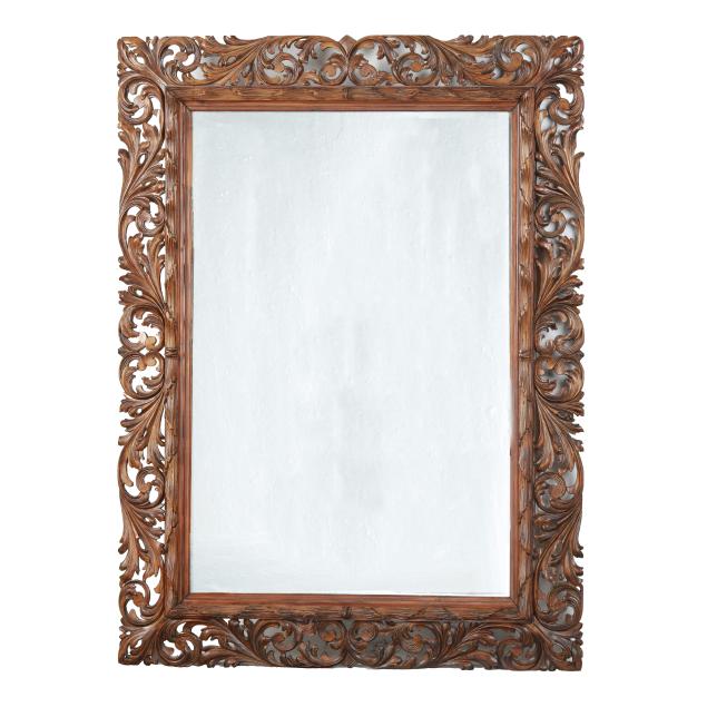 large-carved-wood-wall-mirror