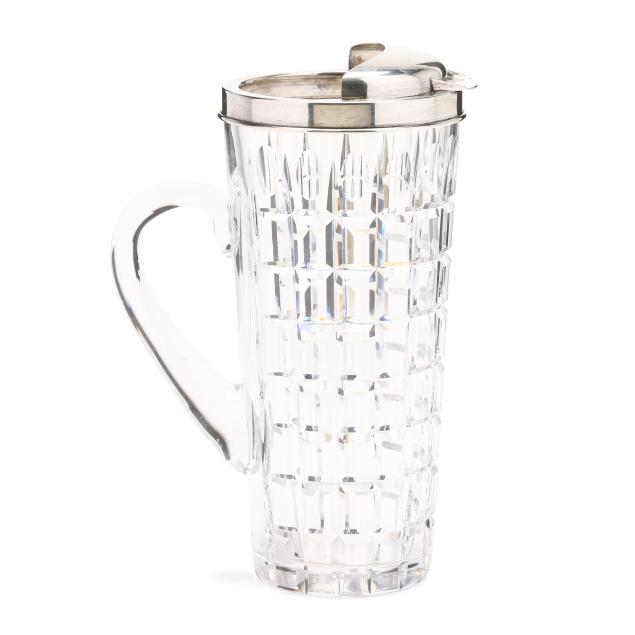 cartier-sterling-silver-mounted-crystal-cocktail-pitcher