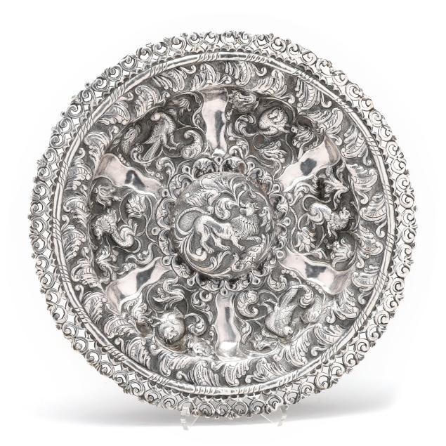 southeast-asian-silver-plated-repousse-charger