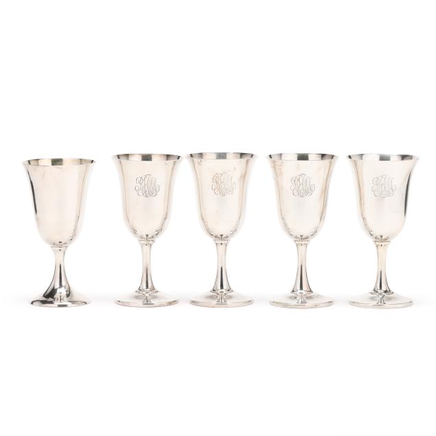 assembled-set-of-five-american-sterling-silver-goblets