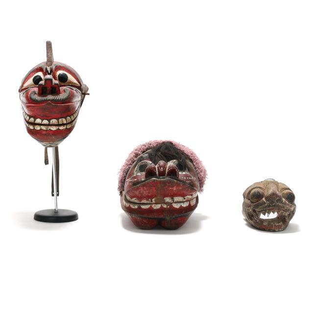 three-indonesian-ceremonial-dance-masks