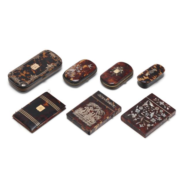 a-collection-of-seven-continental-pique-work-boxes