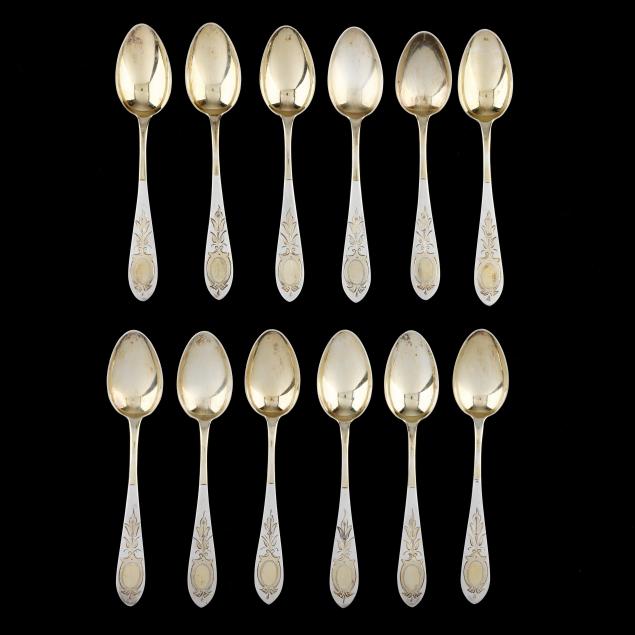 set-of-twelve-silver-parcel-gilt-teaspoons-spoons