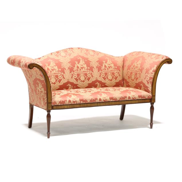 federal-style-inlaid-mahogany-settee