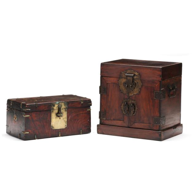 two-asian-wood-boxes