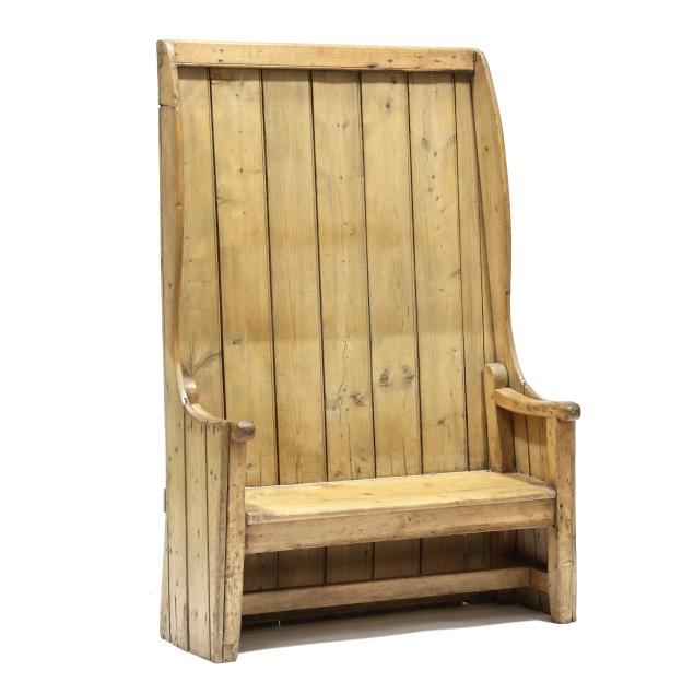 antique-continental-diminutive-pine-settle