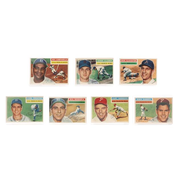 seven-important-topps-1956-baseball-cards