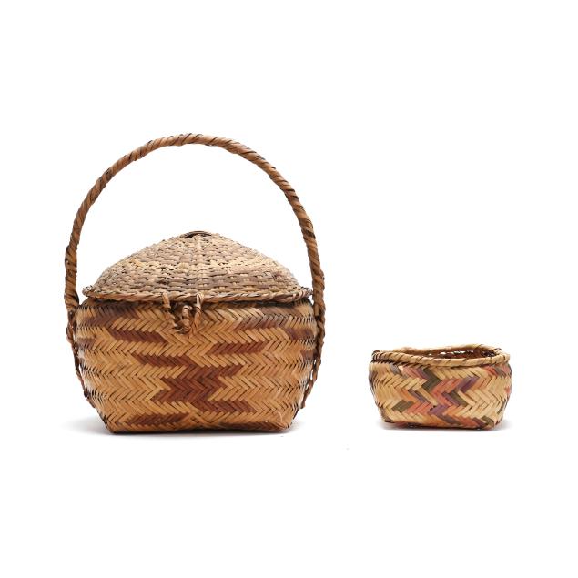 two-southeast-native-american-baskets