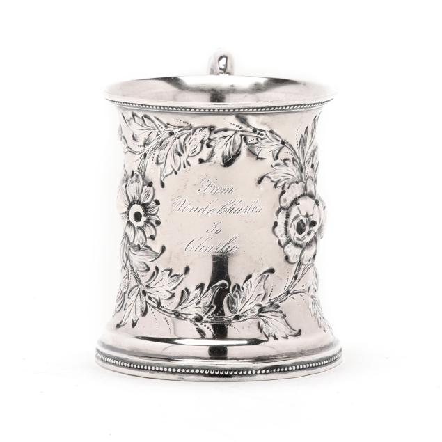 coin-silver-repousse-mug-mark-of-tift-whiting