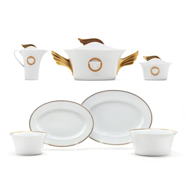 rosenthal-versace-i-medaillon-meandre-d-or-i-servingware-set