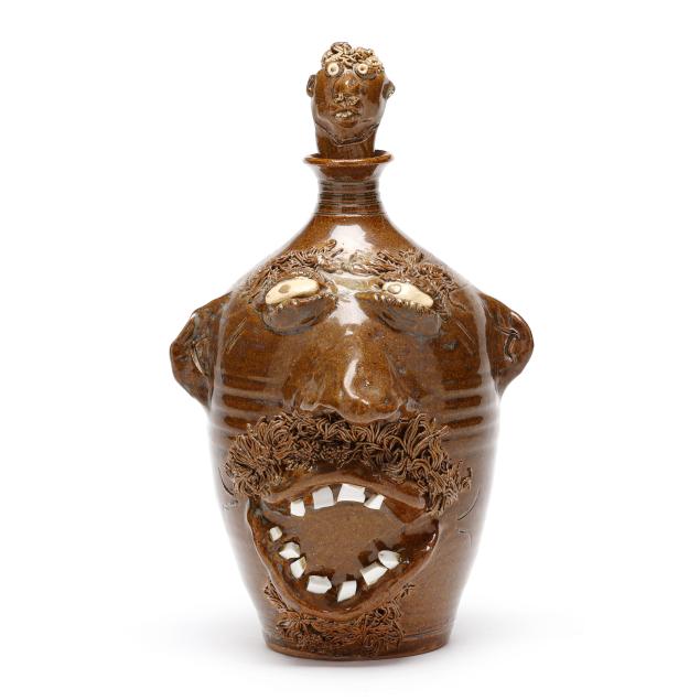 anna-king-seagrove-nc-i-big-brother-i-face-jug-with-stopper