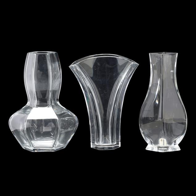 three-baccarat-crystal-vases
