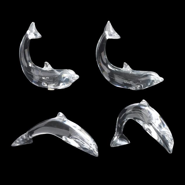 four-baccarat-crystal-dolphins