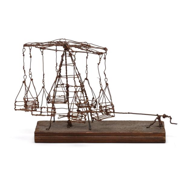 folk-art-wirework-carousel-swing-whirligig