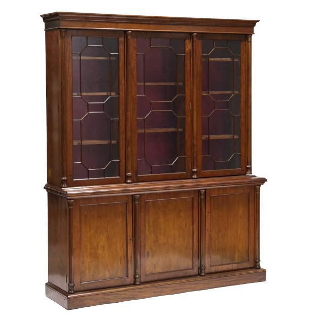 regency-mahogany-triple-bookcase