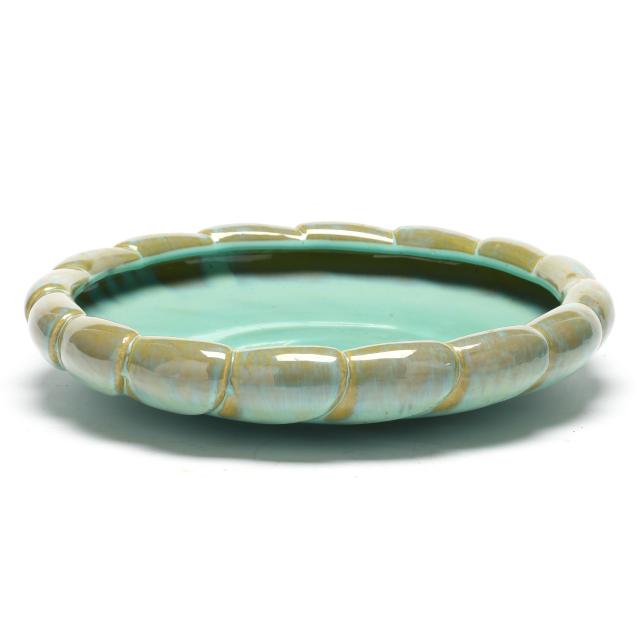 large-fulper-art-pottery-low-bowl