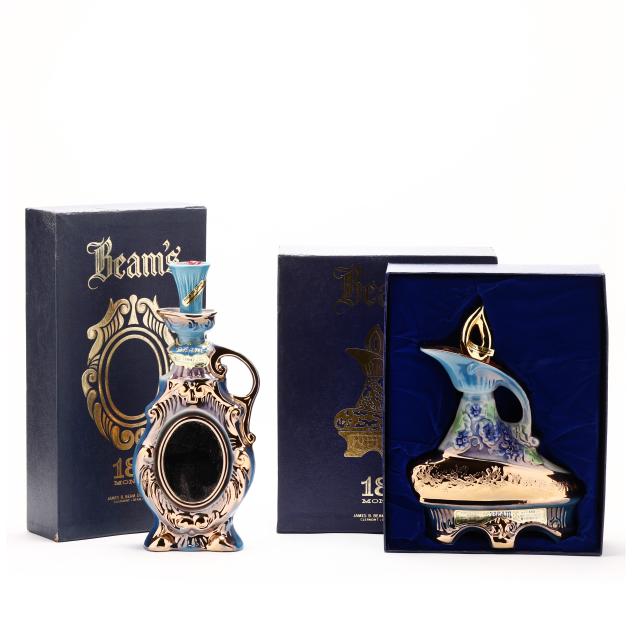 jim-beam-bourbon-whiskey-in-gold-cobalt-blue-decanters-2-bt