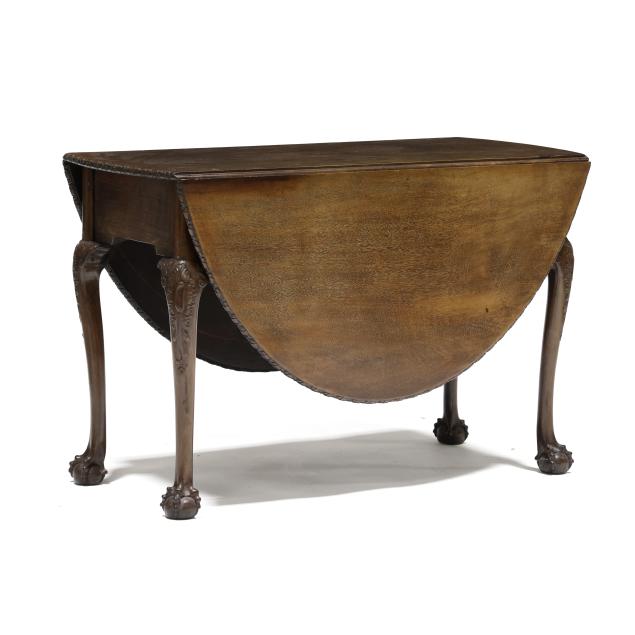 irish-chippendale-carved-mahogany-drop-leaf-dining-table