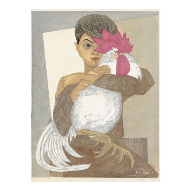sekino-jun-ichiro-japanese-1914-1988-i-boy-with-rooster-i