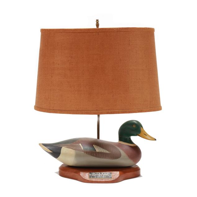 madison-mitchell-md-1901-1993-mallard-award-lamp-for-the-1973-lions-club-regatta