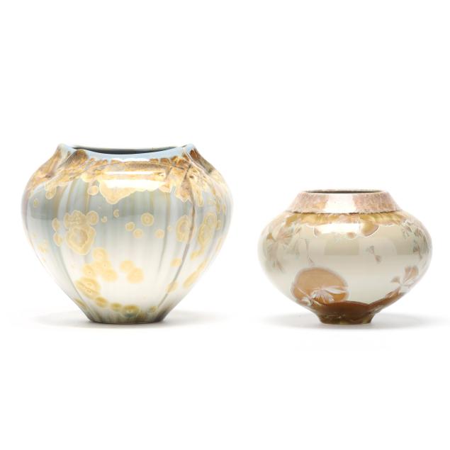 two-low-crystalline-pottery-vases-kent-follette-and-tim-marcotte