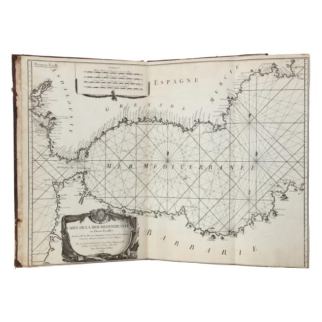 a-scarce-bound-and-complete-set-of-joseph-roux-s-mediterranean-sea-charts