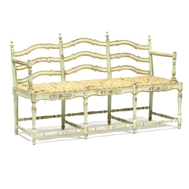italianate-painted-triple-back-bench