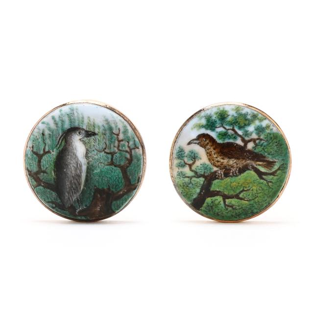 pair-of-antique-gold-and-painted-enamel-buttons