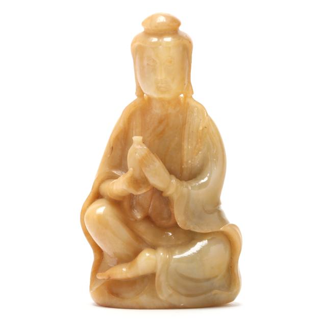 a-chinese-carved-hardstone-figure-of-guanyin