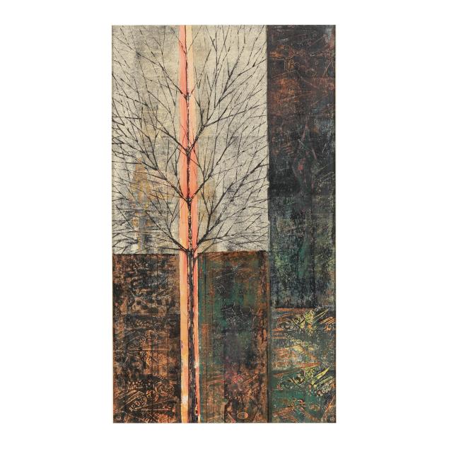 magdu-rabah-khartum-school-framed-vintage-woodblock-print-of-a-tree