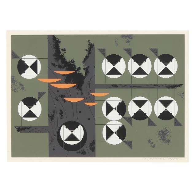 charley-harper-american-1922-2007-i-family-of-chickadees-generation-gap-i