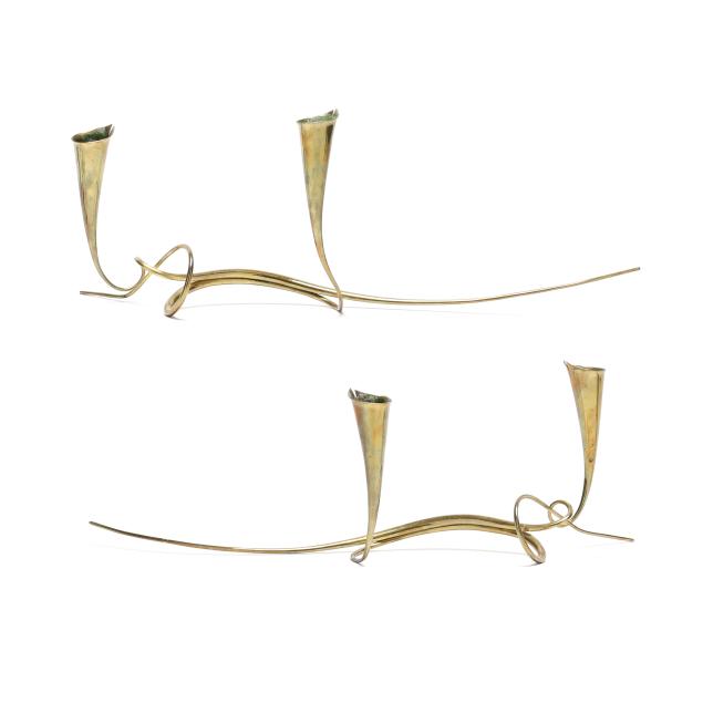 daniel-miller-nc-pair-of-modernist-brass-candlesticks