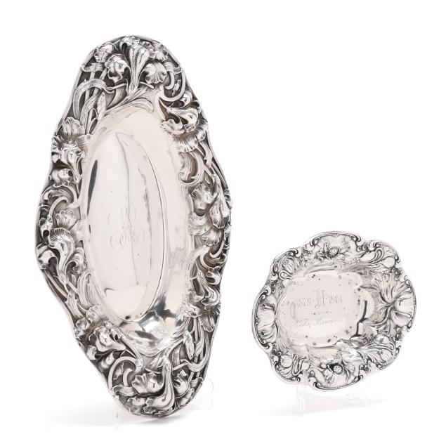 two-art-nouveau-sterling-silver-bowls