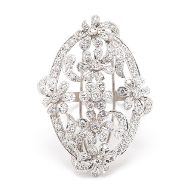 antique-white-gold-and-diamond-ring