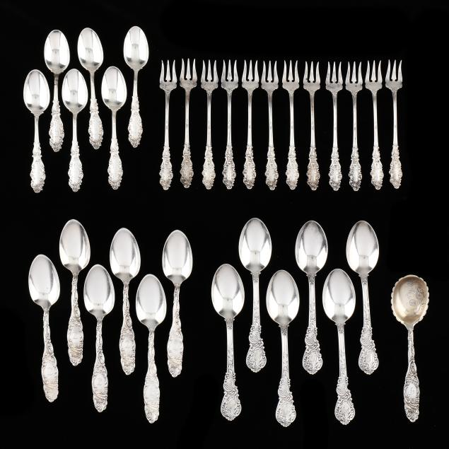 collection-of-antique-sterling-silver-flatware