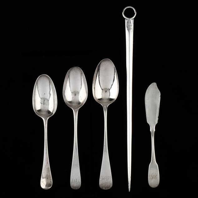five-georgian-silver-flatware-servers