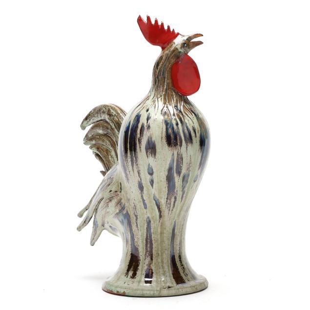 charlie-west-ga-folk-pottery-rooster