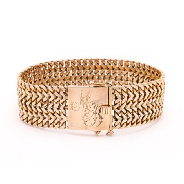 antique-wide-gold-filled-bracelet